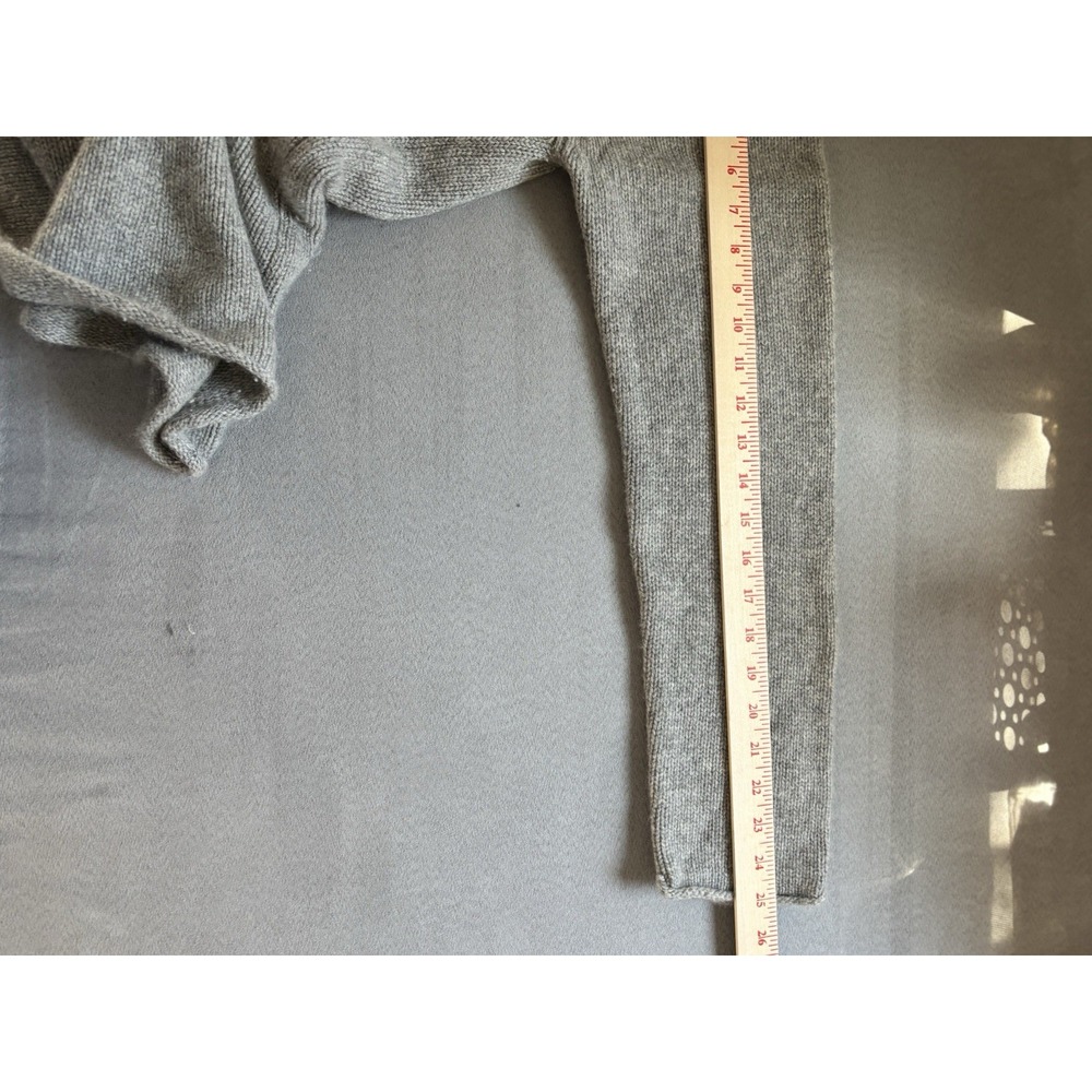 White + Warren Cashmere Rollneck Sweater Sz L Relaxed Quiet Luxury Soft - Picture 9 of 10